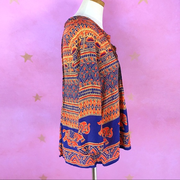 Anthropologie Vanessa Virginia Mahdia Elephant Top - Picture 4 of 10